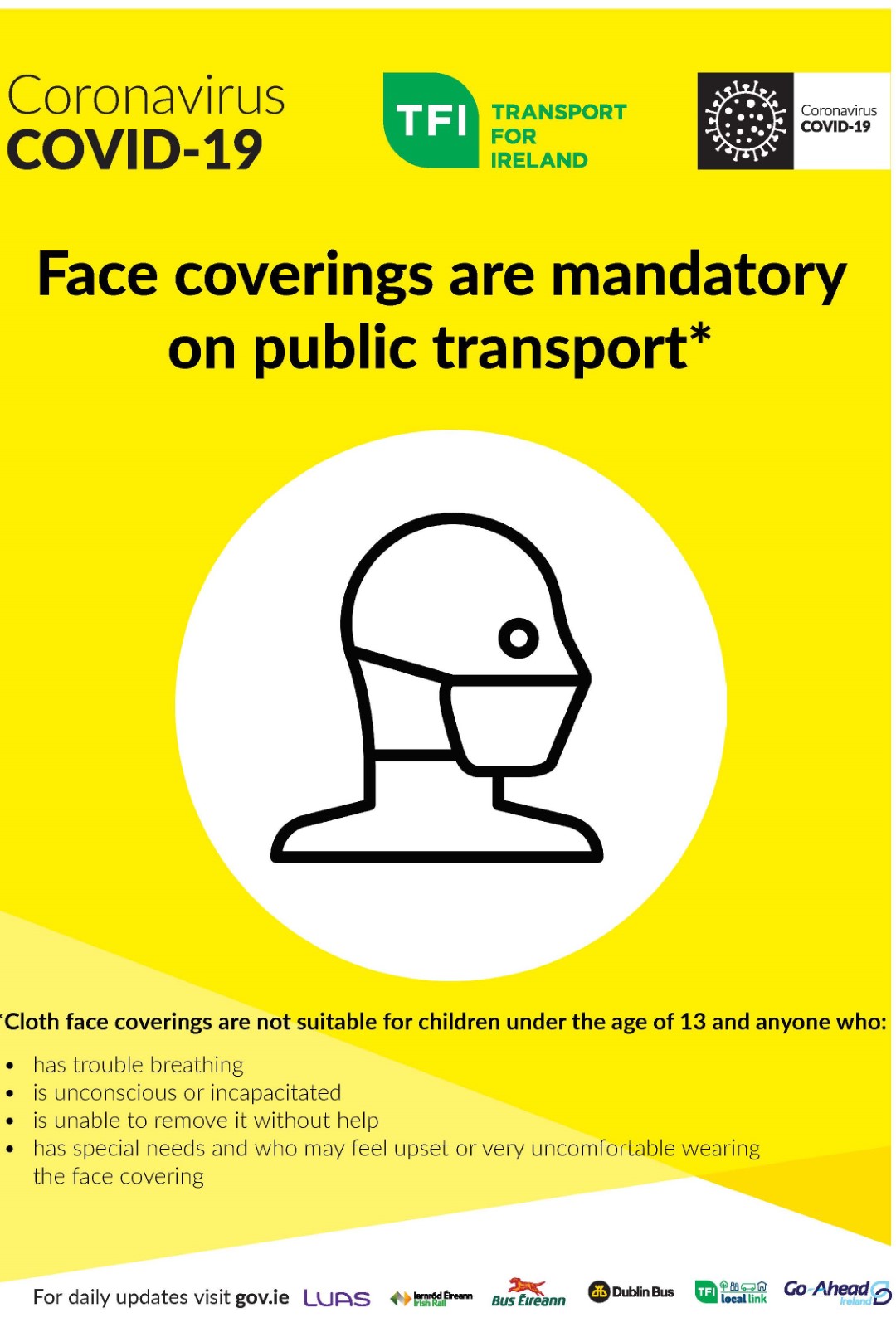 Covid 19 Face Coverings are Mandatory – Local Link Kerry Covid 19 Face Coverings are Mandatory - Local Link Kerry