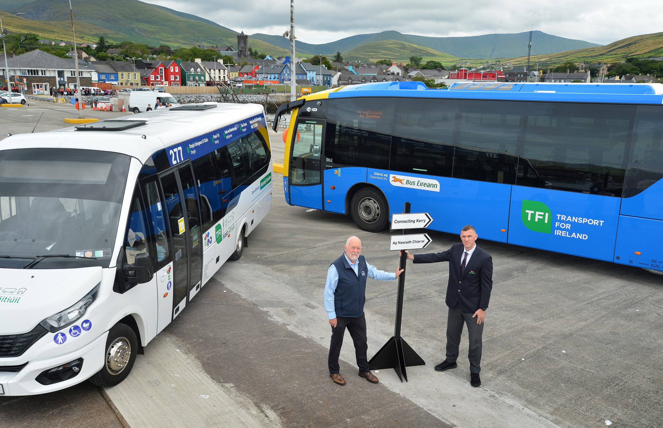 Paddy Kennedy, Kennedy Coaches operating TFI Local Link Kerry service, Wayne Moriarty driver Bus Éireann