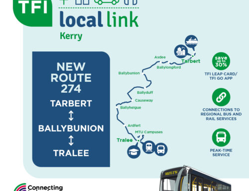 TFI Local Link Kerry launches new bus service connecting Tarbert and Tralee